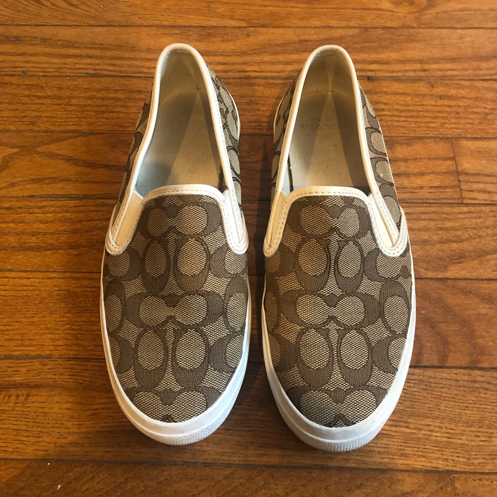 Coach slip ons